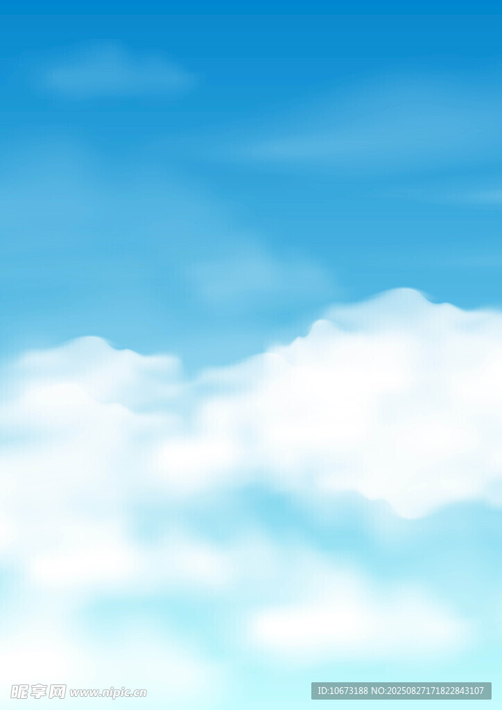 蓝天白云美景