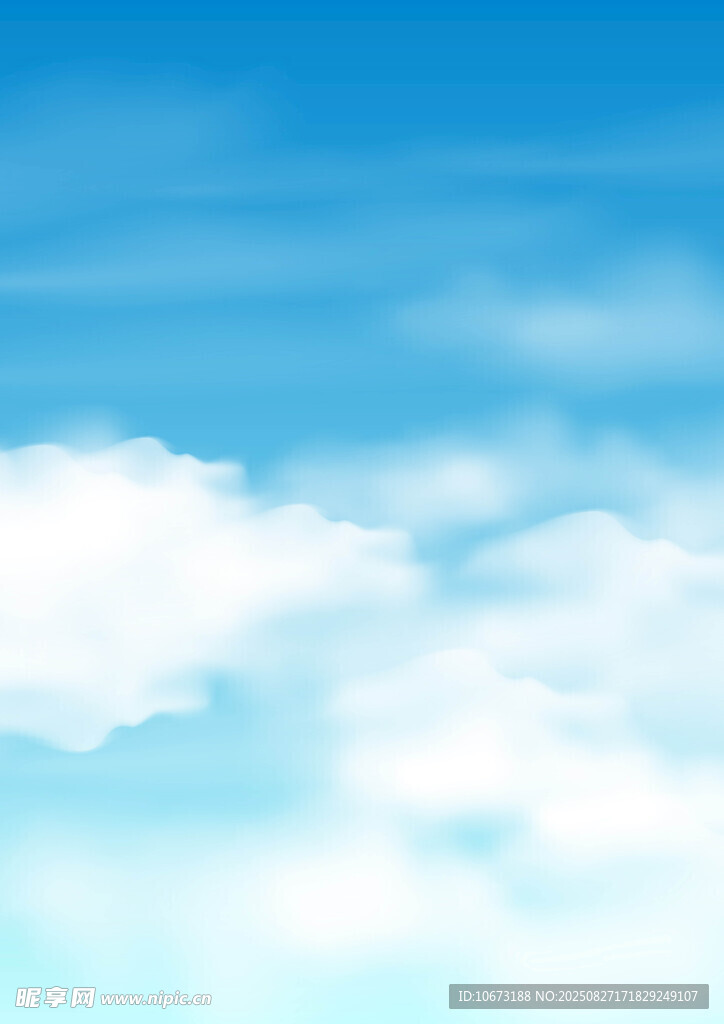 蓝天白云美景