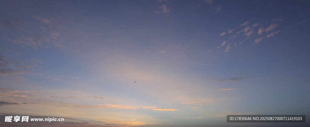 黄昏天空美景