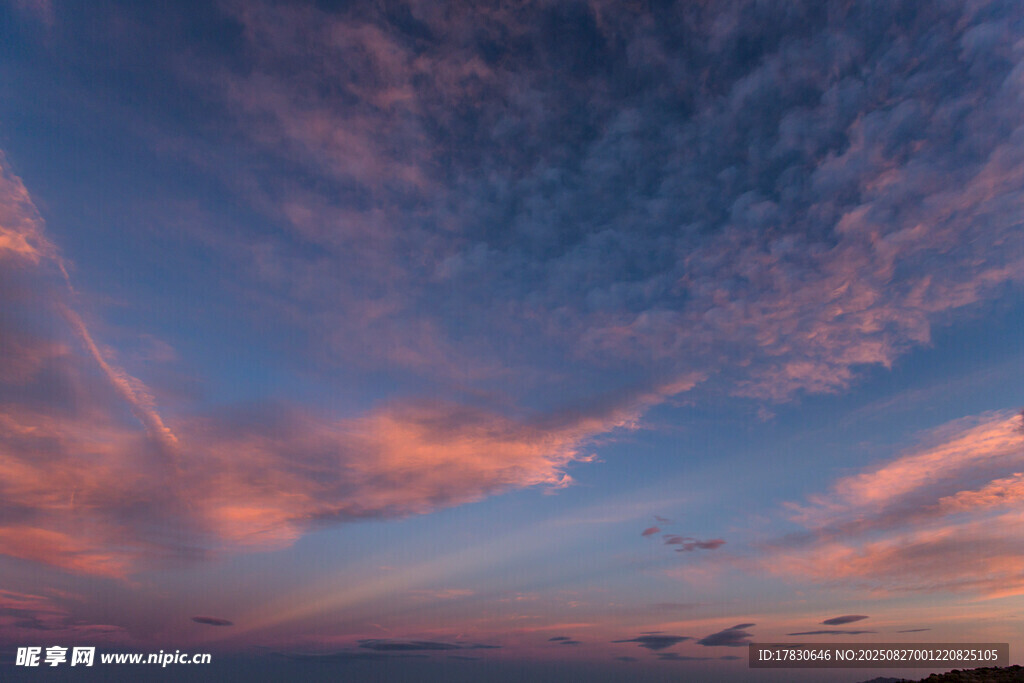 绚丽晚霞天空美景