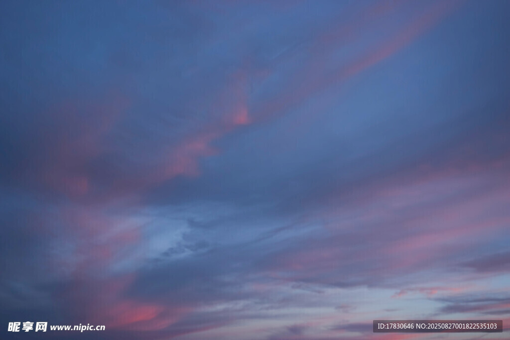 绚丽晚霞天空美景