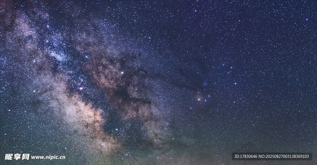 璀璨星空下的梦幻银河
