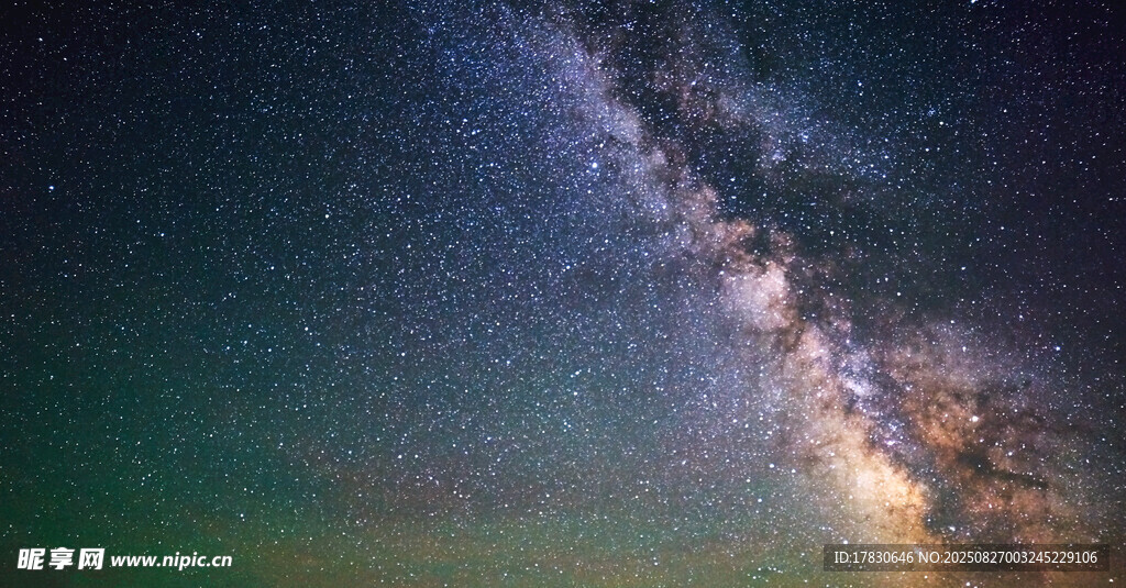 璀璨星空下的壮丽银河