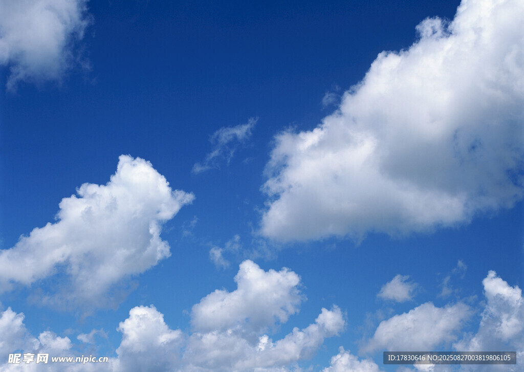 蓝天白云美景