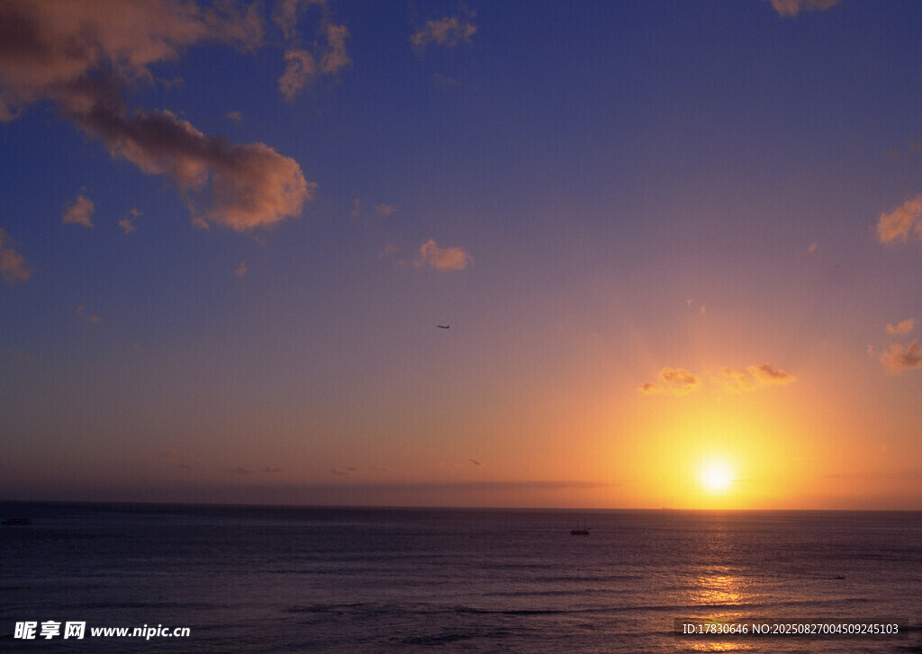 海上日落美景