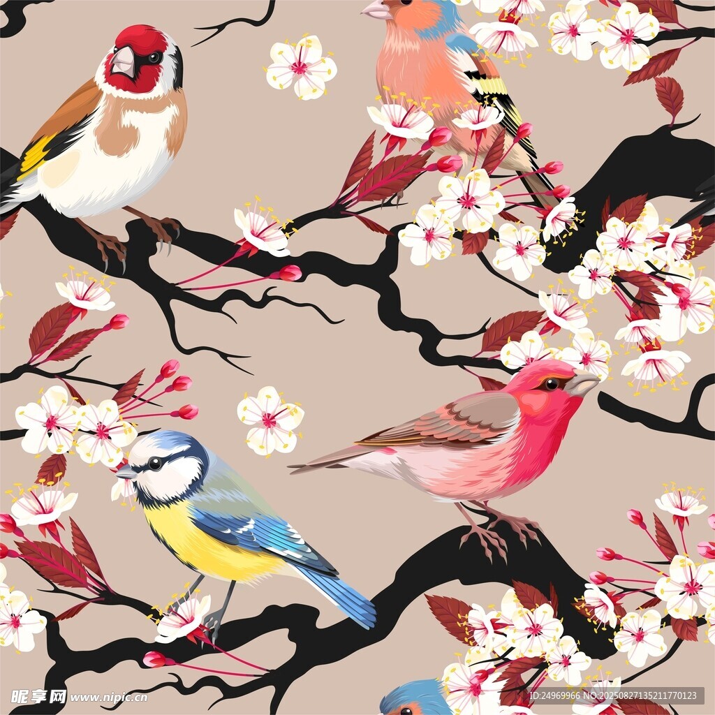 花鸟图案 