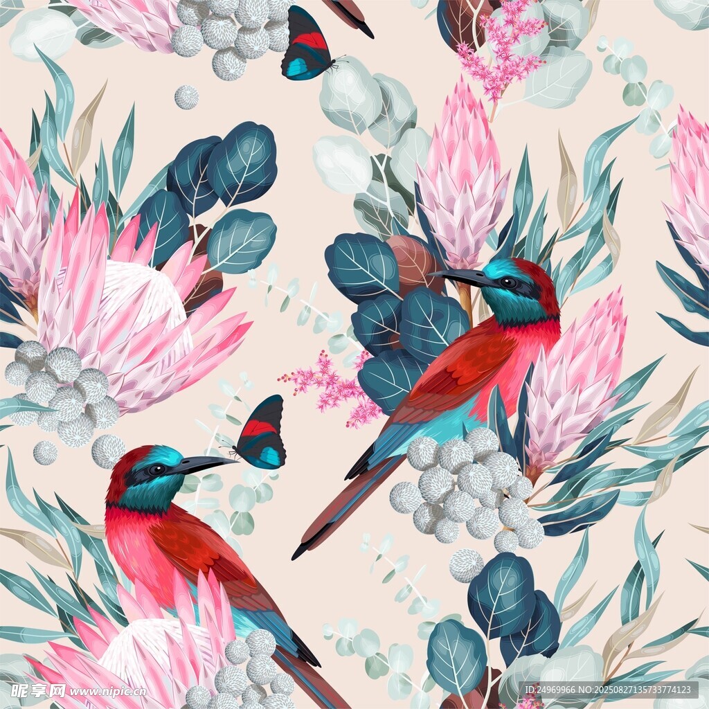 花鸟图案 