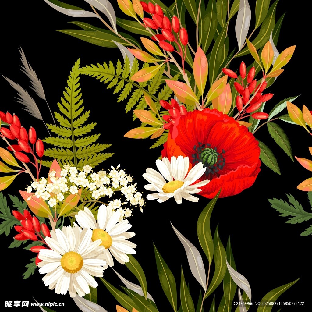 花卉插画 