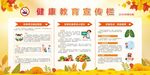 秋季健康教育宣传栏