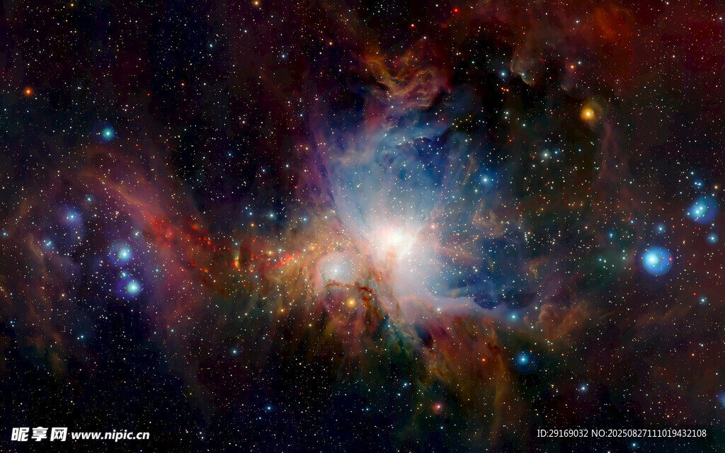 绚丽宇宙星系景观
