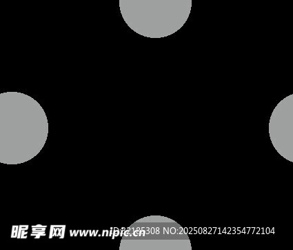 灰色波点