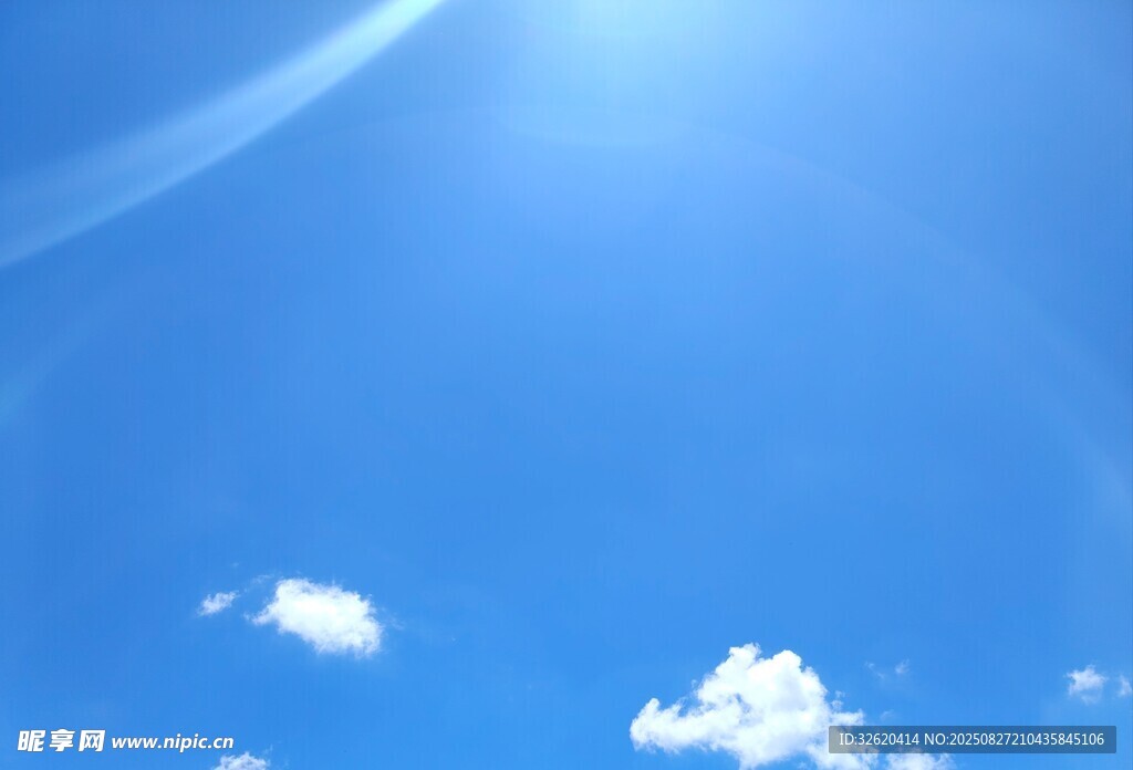晴朗蓝天