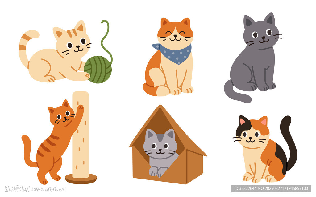 卡通猫咪