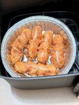 空气炸锅中的美味炸物