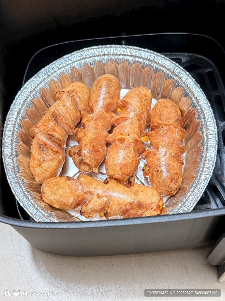 空气炸锅中的美味炸物