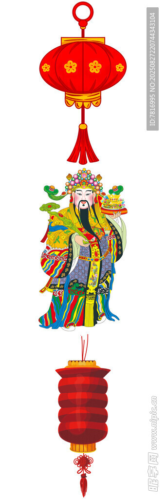 传统中国风福禄寿挂饰