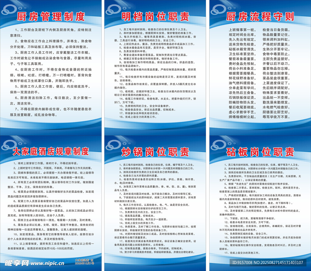 企业制度展板合集