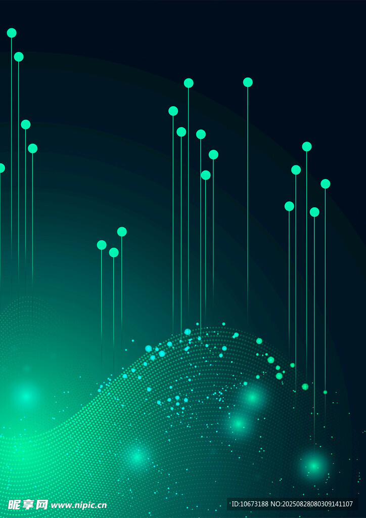 科技感发光线条背景图