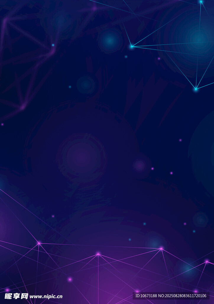 梦幻紫色星空背景图