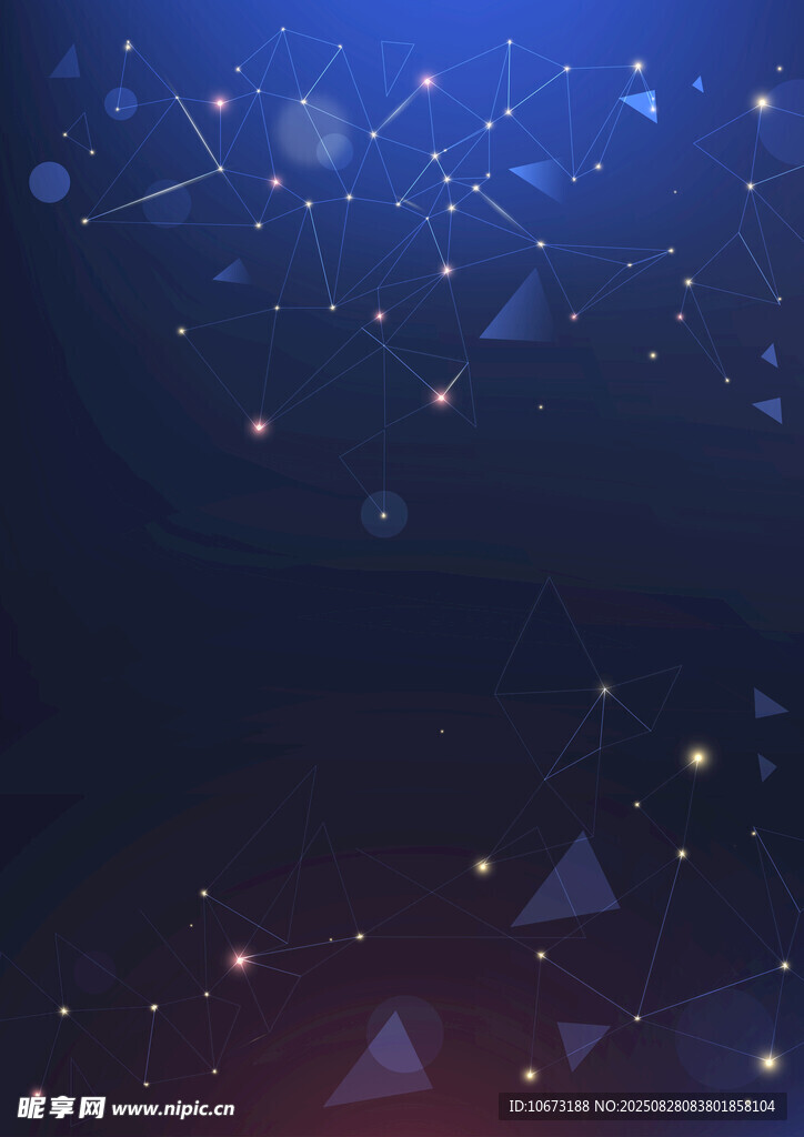 梦幻星空抽象背景图