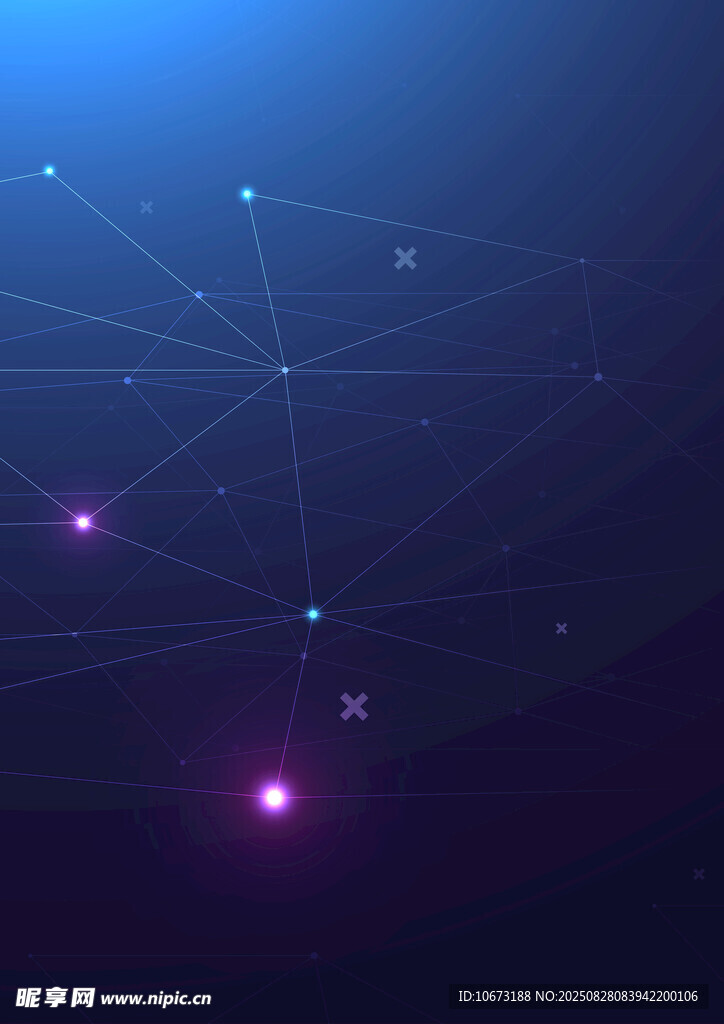 梦幻星空科技感背景图
