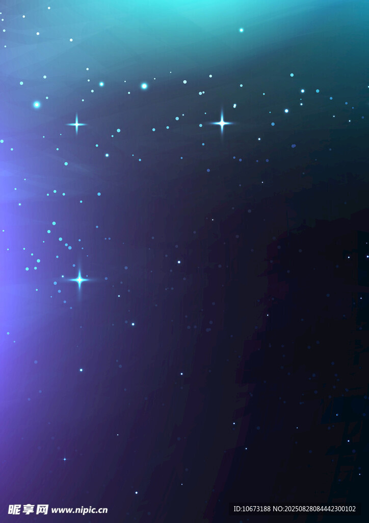 梦幻星空背景图