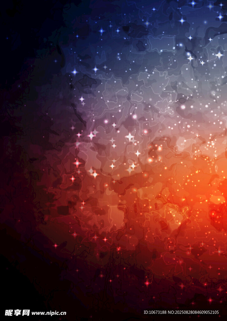 梦幻星空背景图