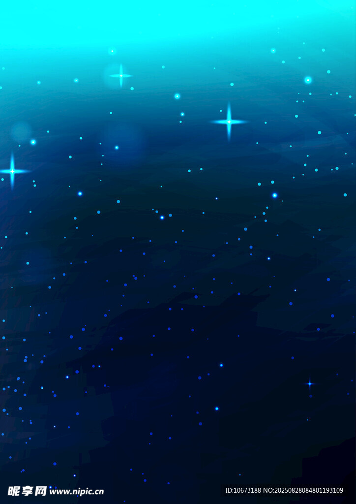 梦幻星空夜景