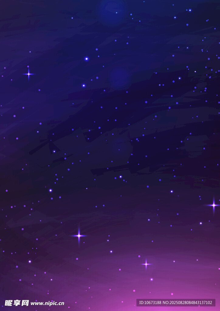 梦幻紫色星空背景