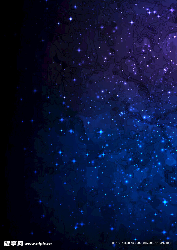 梦幻星空背景图