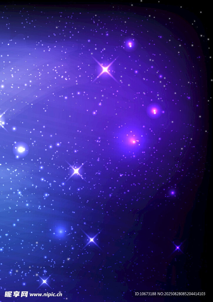 梦幻星空背景图