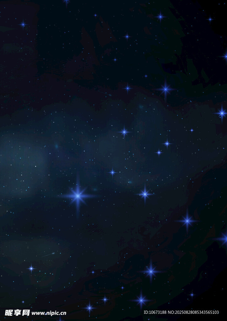 梦幻星空闪烁璀璨繁星