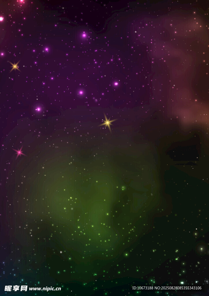 梦幻星空背景图