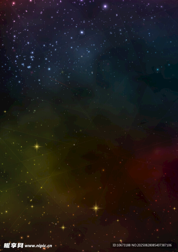 梦幻星空璀璨宇宙奇观