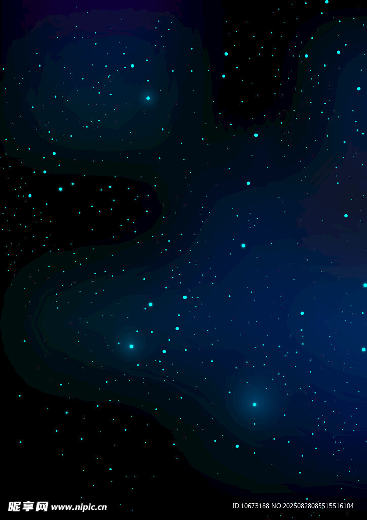 梦幻星空背景图