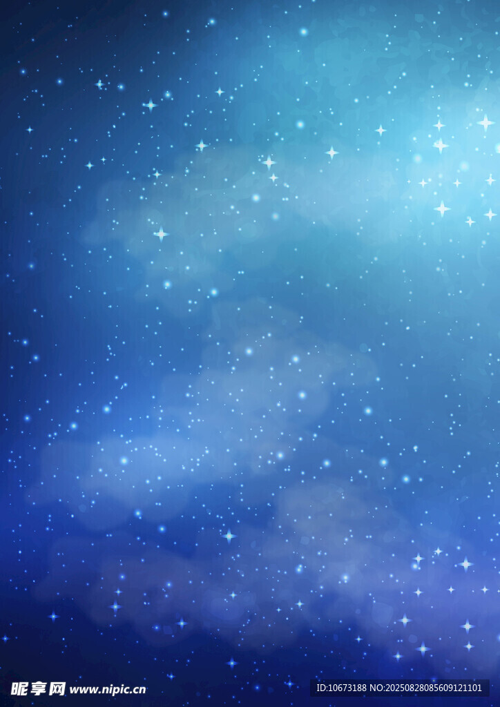 梦幻星空背景图