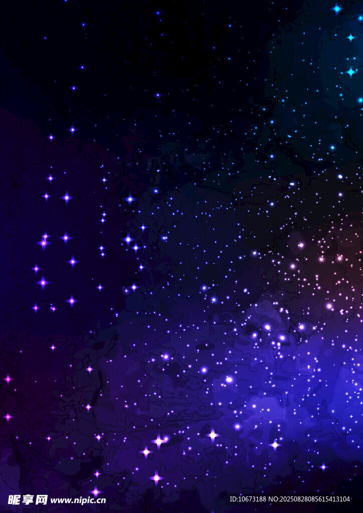 梦幻星空背景图