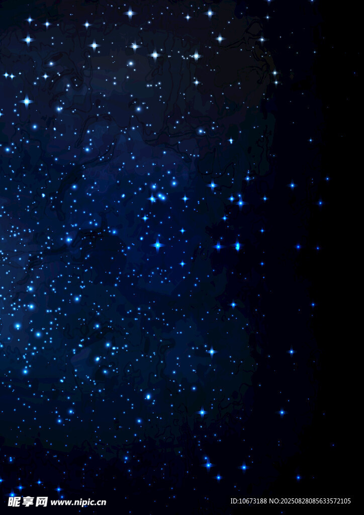 梦幻星空夜景