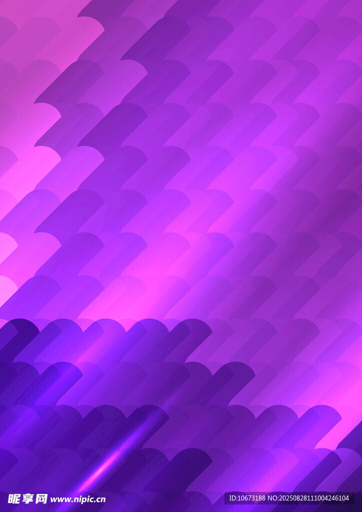 梦幻紫色渐变几何背景图