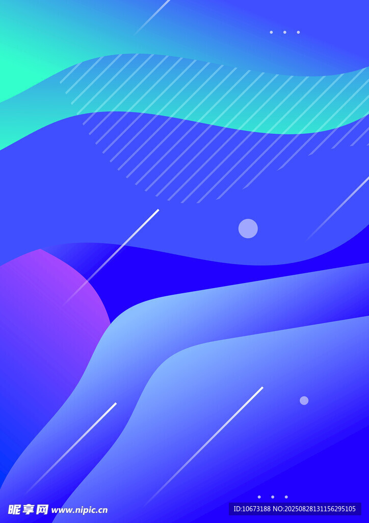 梦幻渐变流体抽象背景图