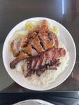 琥珀叉烧烧鸭腿港味双拼