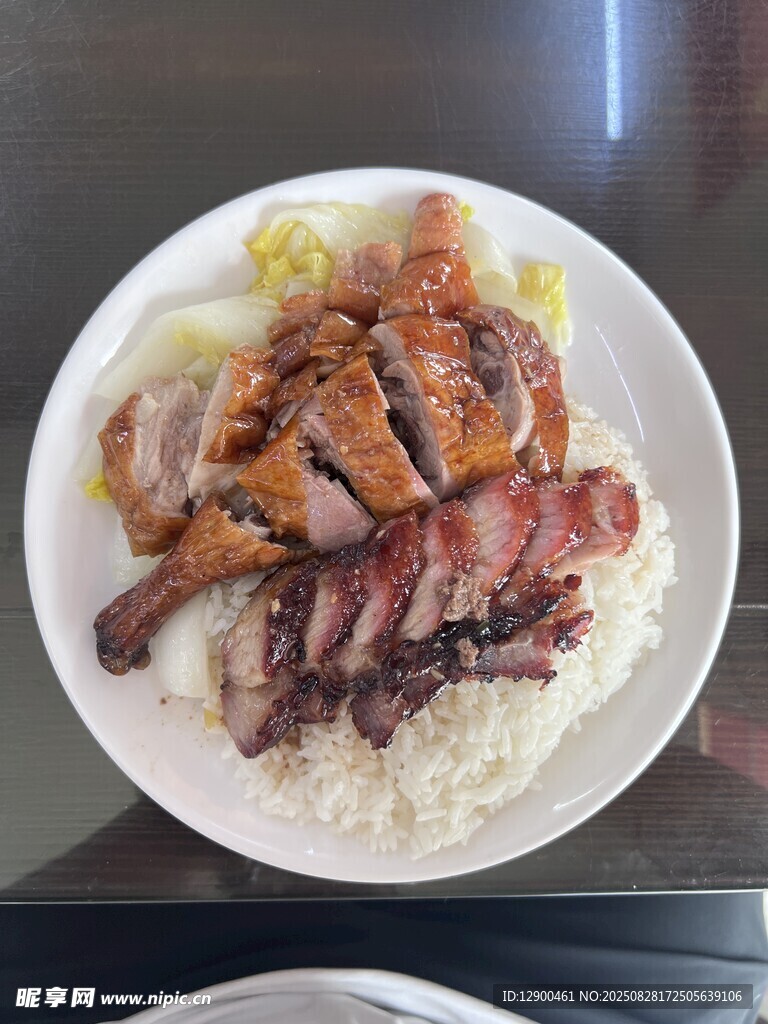 琥珀叉烧烧鸭腿港味双拼