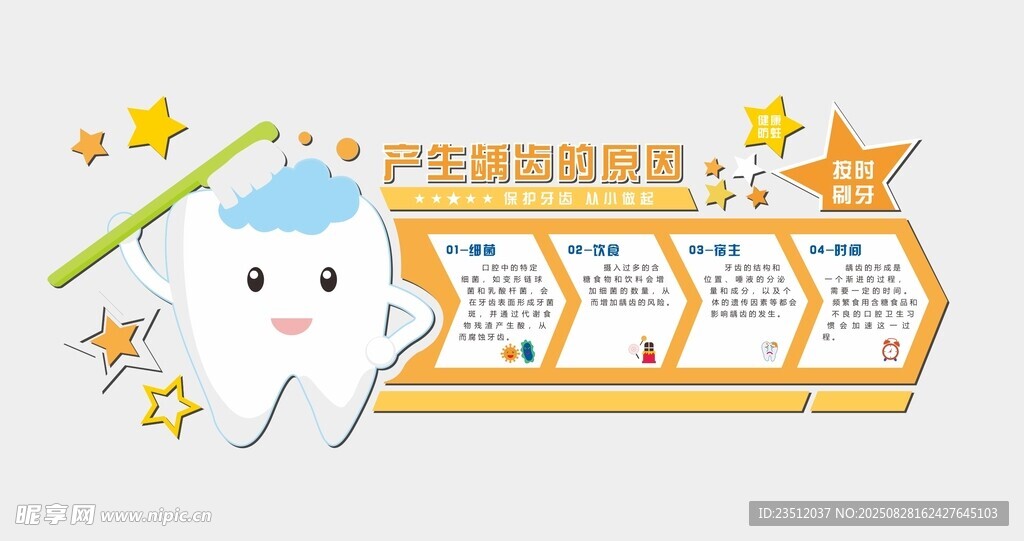 口腔牙科诊所文化墙
