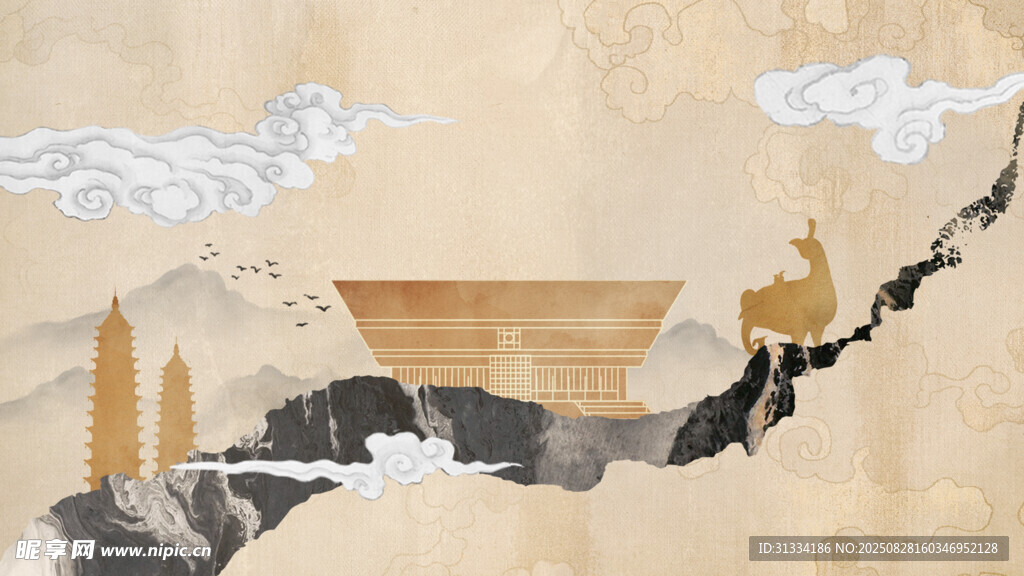 古风创意背景 