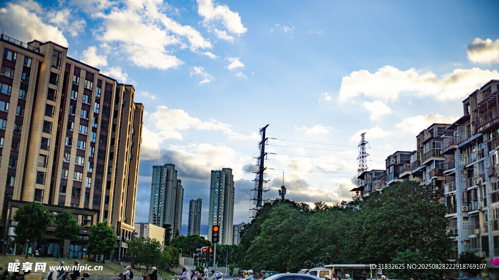 城市居民区景观