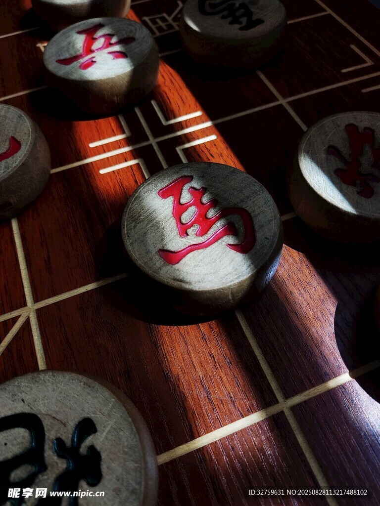 中国象棋棋子特写