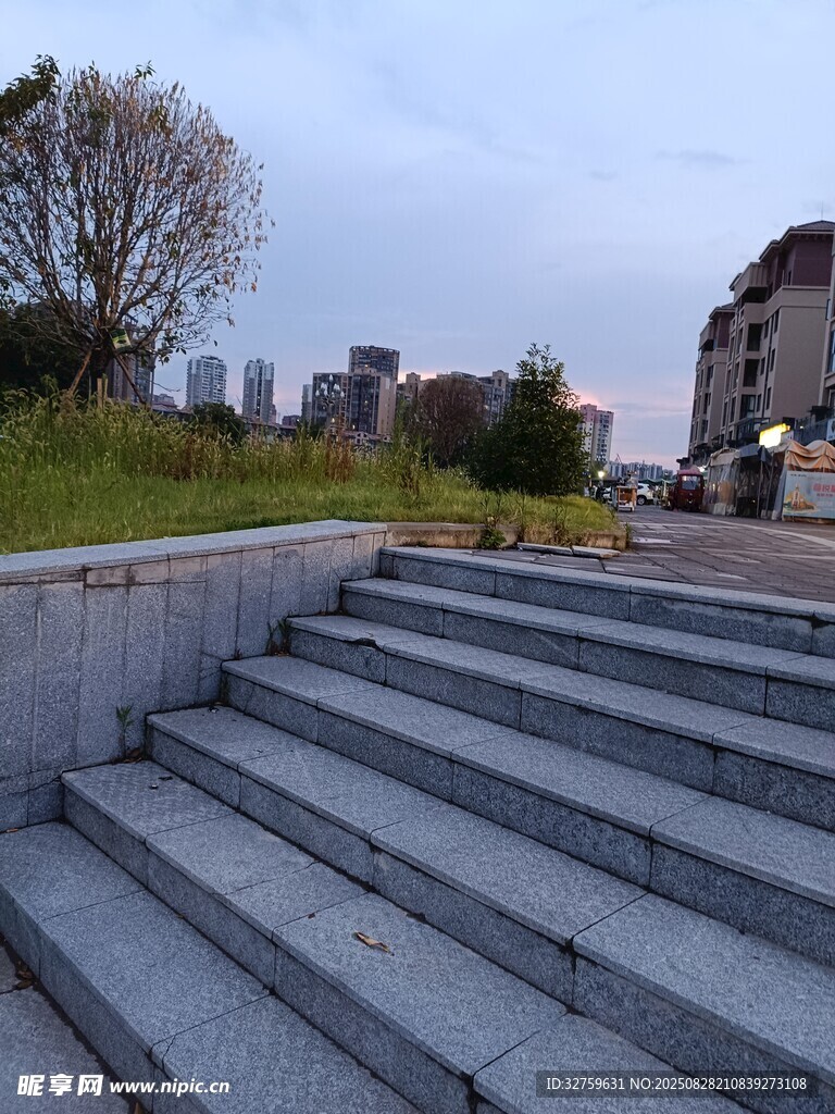 城市户外阶梯景观