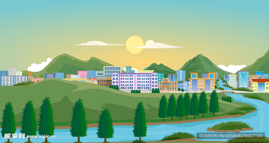 城市插图