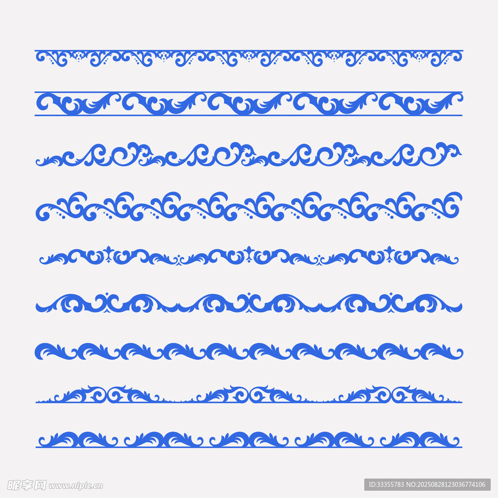 波浪花纹