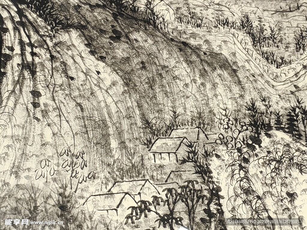 国画山水画